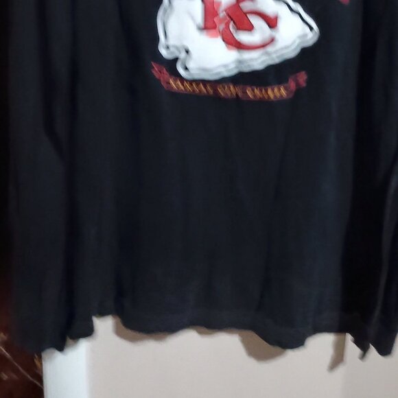 Kansas City Chiefs Super Bowl LVII Champions Long Sleeve T-shirt Size XL Black - Picture 9 of 11